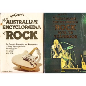 Noel McGrath’s Australian Encyclopedia Of Rock - book pair (SECONDHAND)
